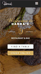 Mobile Screenshot of hannasprimesteak.com
